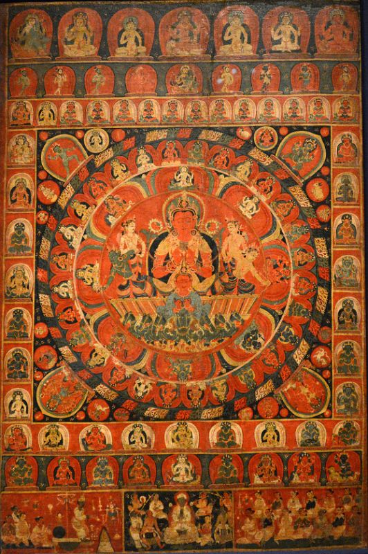05-1 Mandala of the Sun God Surya Kitaharasa, 1379, Nepal - New York Metropolitan Museum Of Art